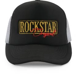 MENS ACCESSORIES BOTS TRUCKER HAT-BLACK