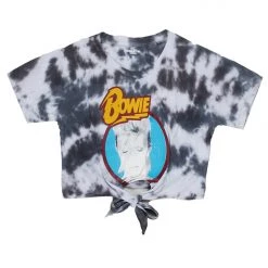 WOMENS TEES BOWIE TIE DYE CROP TEE-MULTI