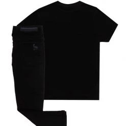 BOYS DENIM SETS BOYS BERLIN T-SHIRT/JEAN SET-BLACK New Arrivals 7 BOYS DENIM SETS BOYS BERLIN T-SHIRT/JEAN SET-BLACK New Arrivals