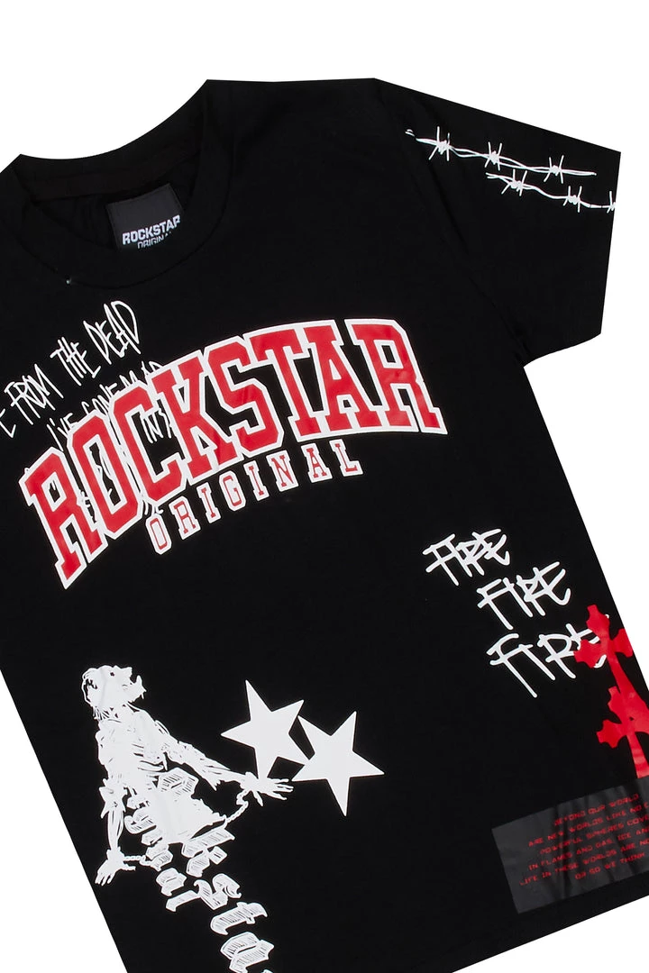 BOYS TRACK SETS New Arrivals BOYS DENNIS T-SHIRT TRACK SET-BLACK 2 BOYS TRACK SETS New Arrivals BOYS DENNIS T-SHIRT TRACK SET-BLACK