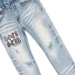 BOYS DENIM SETS BOYS FENRITH T-SHIRT/JEAN SET-RED New Arrivals