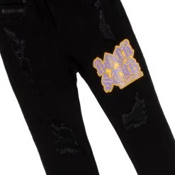 BOYS DENIM SETS New Arrivals BOYS FENRITH T-SHIRT/JEAN SET-BLACK