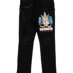 BOYS DENIM SETS BOYS FINNLEE T-SHIRT/JEAN SET-BLACK New Arrivals