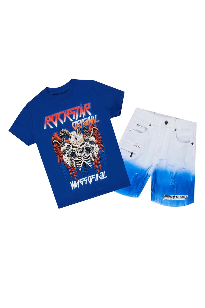 BOYS DENIM SETS BOYS NASH DENIM SHORT SET-BLUE New Arrivals 1 BOYS DENIM SETS BOYS NASH DENIM SHORT SET-BLUE New Arrivals