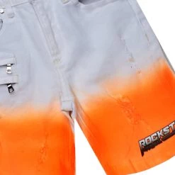 BOYS DENIM SETS BOYS NASH DENIM SHORT SET-ORANGE 6 BOYS DENIM SETS BOYS NASH DENIM SHORT SET-ORANGE