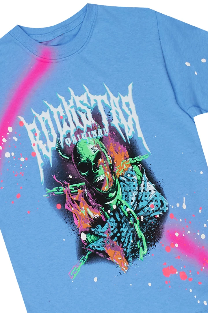 BOYS DENIM SETS New Arrivals BOYS ODDVAR DENIM SHORT SET-BLUE 2 BOYS DENIM SETS New Arrivals BOYS ODDVAR DENIM SHORT SET-BLUE