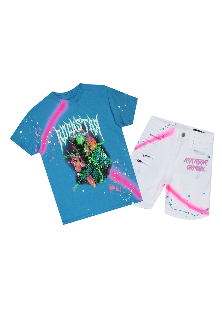 BOYS DENIM SETS New Arrivals BOYS ODDVAR DENIM SHORT SET-SKY BLUE 1 BOYS DENIM SETS New Arrivals BOYS ODDVAR DENIM SHORT SET-SKY BLUE