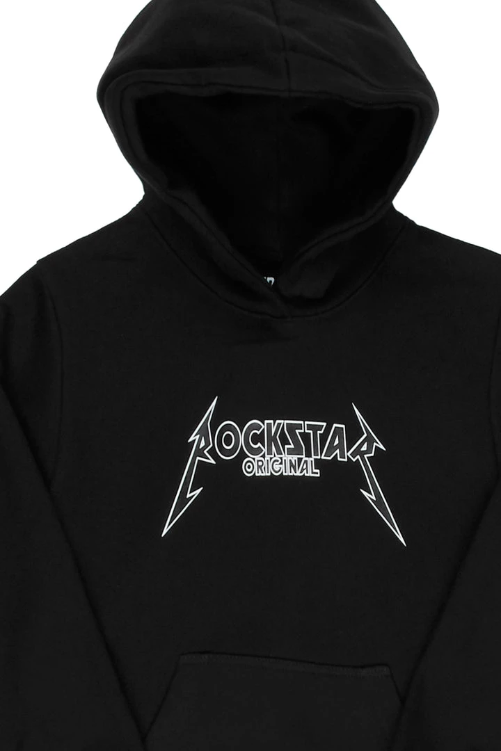 BOYS HOODIES & SWEATSHIRTS BOYS ROCKSTAR GRAPHIC HOODIE-BLACK 2 BOYS HOODIES & SWEATSHIRTS BOYS ROCKSTAR GRAPHIC HOODIE-BLACK