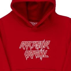 BOYS HOODIES & SWEATSHIRTS BOYS ROCKSTAR GRAPHIC HOODIE-RED New Arrivals