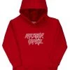 BOYS HOODIES & SWEATSHIRTS BOYS ROCKSTAR GRAPHIC HOODIE-RED New Arrivals