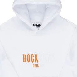 BOYS HOODIES & SWEATSHIRTS BOYS ROCKSTAR GRAPHIC HOODIE-WHITE