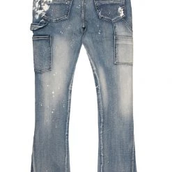 BOYS JEANS BOYS SANTAL FLARE JEAN-BLUE New Arrivals