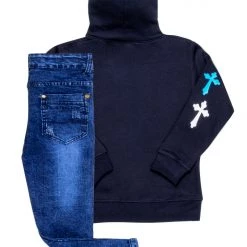 BOYS DENIM SETS New Arrivals BOYS STARK DENIM SET-NAVY
