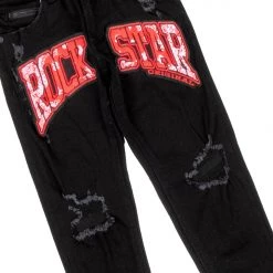 BOYS DENIM SETS New Arrivals BOYS TYRIAN T-SHIRT/JEAN SET-BLACK