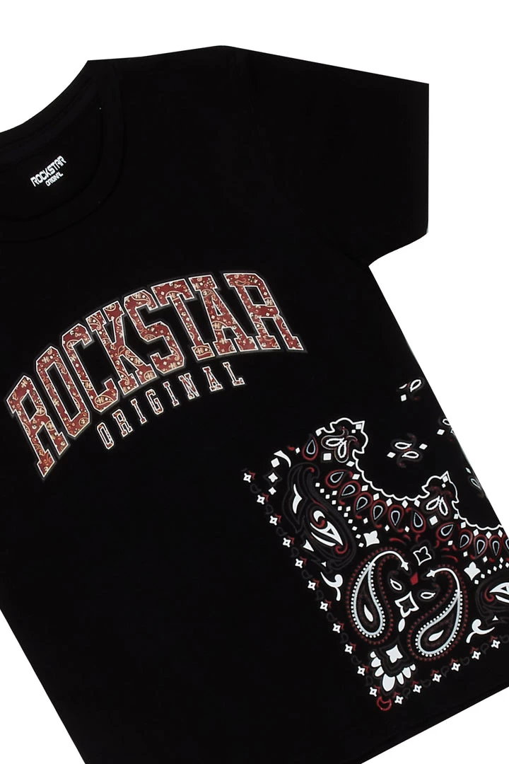 BOYS DENIM SETS BOYS DENOK T-SHIRT/JEAN SET-BLACK 2 BOYS DENIM SETS BOYS DENOK T-SHIRT/JEAN SET-BLACK