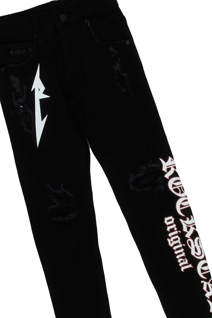 BOYS DENIM SETS BOYS MAIZON T-SHIRT/JEAN SET-BLACK New Arrivals 3 BOYS DENIM SETS BOYS MAIZON T-SHIRT/JEAN SET-BLACK New Arrivals