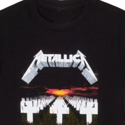 BOYS TEES BOYS MASTER OF PUPPETS T-SHIRT-BLACK