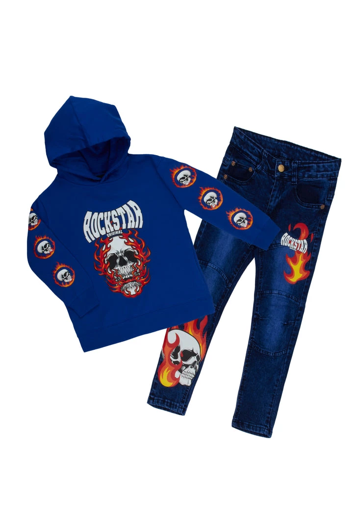 BOYS DENIM SETS New Arrivals BOYS PATRICK HOODIE/JEAN SET-ROYAL BLUE 2 BOYS DENIM SETS New Arrivals BOYS PATRICK HOODIE/JEAN SET-ROYAL BLUE
