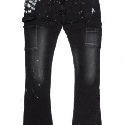 BOYS JEANS BOYS SANTAL FLARE JEAN-BLACK New Arrivals