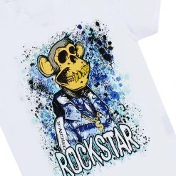 BOYS DENIM SETS New Arrivals BOYS VOLTRANA T-SHIRT/JEAN SET-WHITE