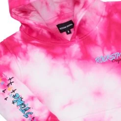 BOYS DENIM SETS New Arrivals BOYS ZAYDEN HOODIE/JEAN SET-PINK/BLACK