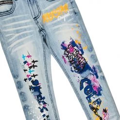 BOYS DENIM SETS BOYS ZAYDEN HOODIE/JEAN SET-YELLOW/LIGHT 6 BOYS DENIM SETS BOYS ZAYDEN HOODIE/JEAN SET-YELLOW/LIGHT