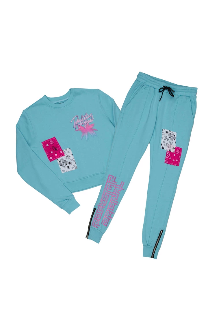 WOMENS TRACK SETS BREE TRACKSET-LIGHT BLUE 9 WOMENS TRACK SETS BREE TRACKSET-LIGHT BLUE