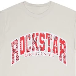 MENS TEES BRUCE GRAPHIC T-SHIRT-BEIGE