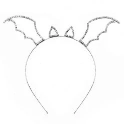 WOMENS ACCESSORIES BAT EARS HEADBAND-SILVER Best Seller
