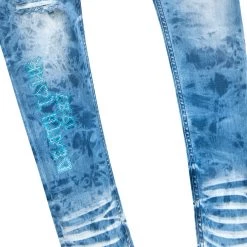 MENS JEANS BERNARD CRYSTAL JEAN-BLUE Denim