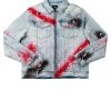 MENS DENIM JACKETS BLINK PAINTER JACKET- RED