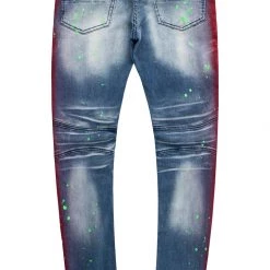 MENS JEANS BRUM PRINTED JEAN-RED Denim