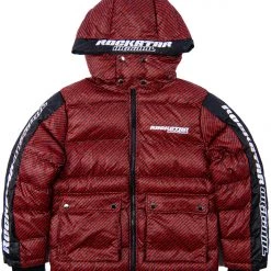 MENS OUTERWEAR Jackets & Outerwear BRYSON PUFFER JACKET- RED/BLK 10 MENS OUTERWEAR Jackets & Outerwear BRYSON PUFFER JACKET- RED/BLK