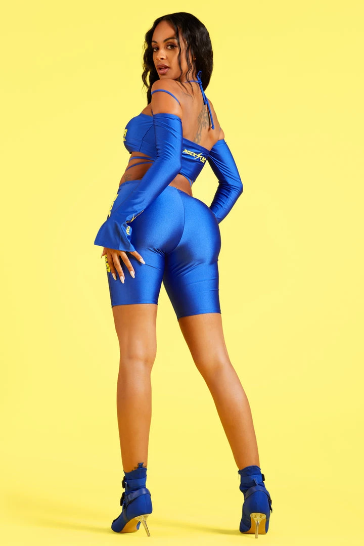 WOMENS ACTIVE SHORT SETS AMETHYST SHORT SET - ROYAL BLUE 4 WOMENS ACTIVE SHORT SETS AMETHYST SHORT SET - ROYAL BLUE