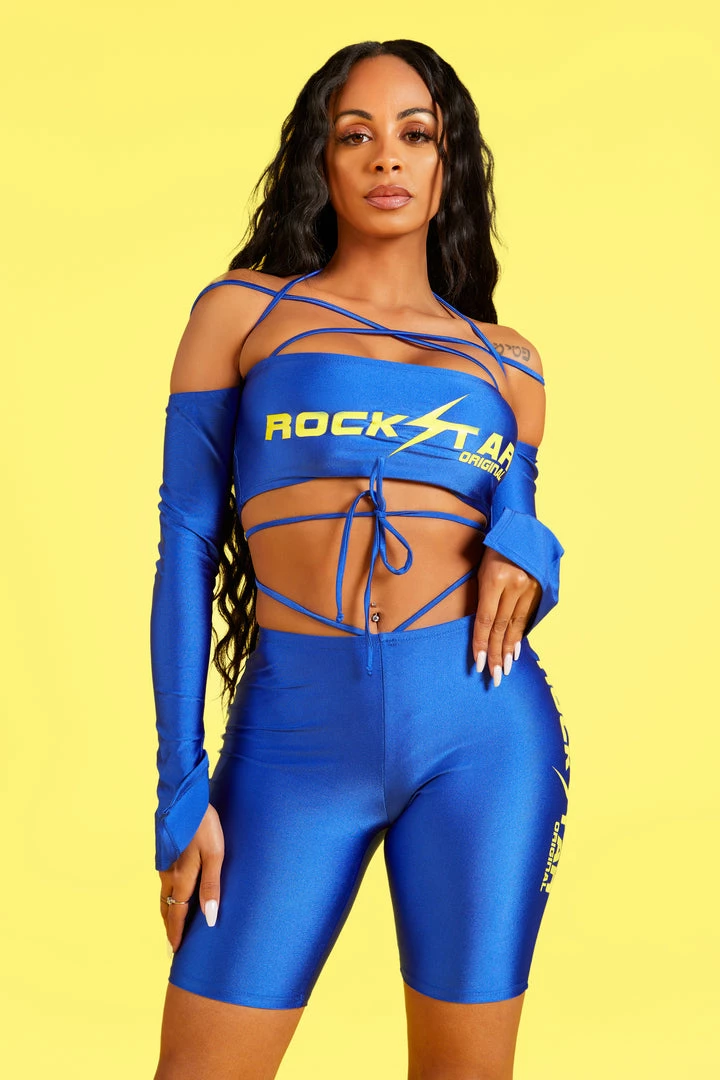 WOMENS ACTIVE SHORT SETS AMETHYST SHORT SET - ROYAL BLUE 3 WOMENS ACTIVE SHORT SETS AMETHYST SHORT SET - ROYAL BLUE