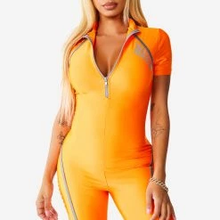 WOMENS ROMPERS & JUMPSUITS HARPER ROMPER - ORANGE Best Seller 16 WOMENS ROMPERS & JUMPSUITS HARPER ROMPER - ORANGE Best Seller