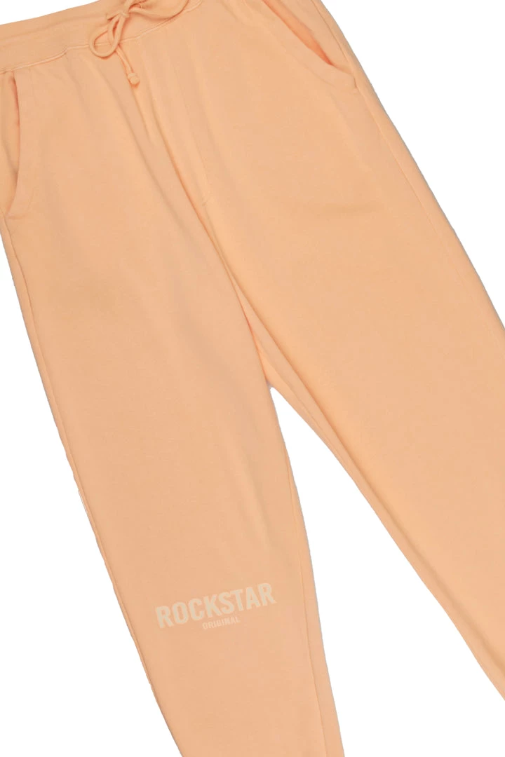 MENS TRACK SETS CASEY HOODIE FLEECE SET-PEACH 6 MENS TRACK SETS CASEY HOODIE FLEECE SET-PEACH