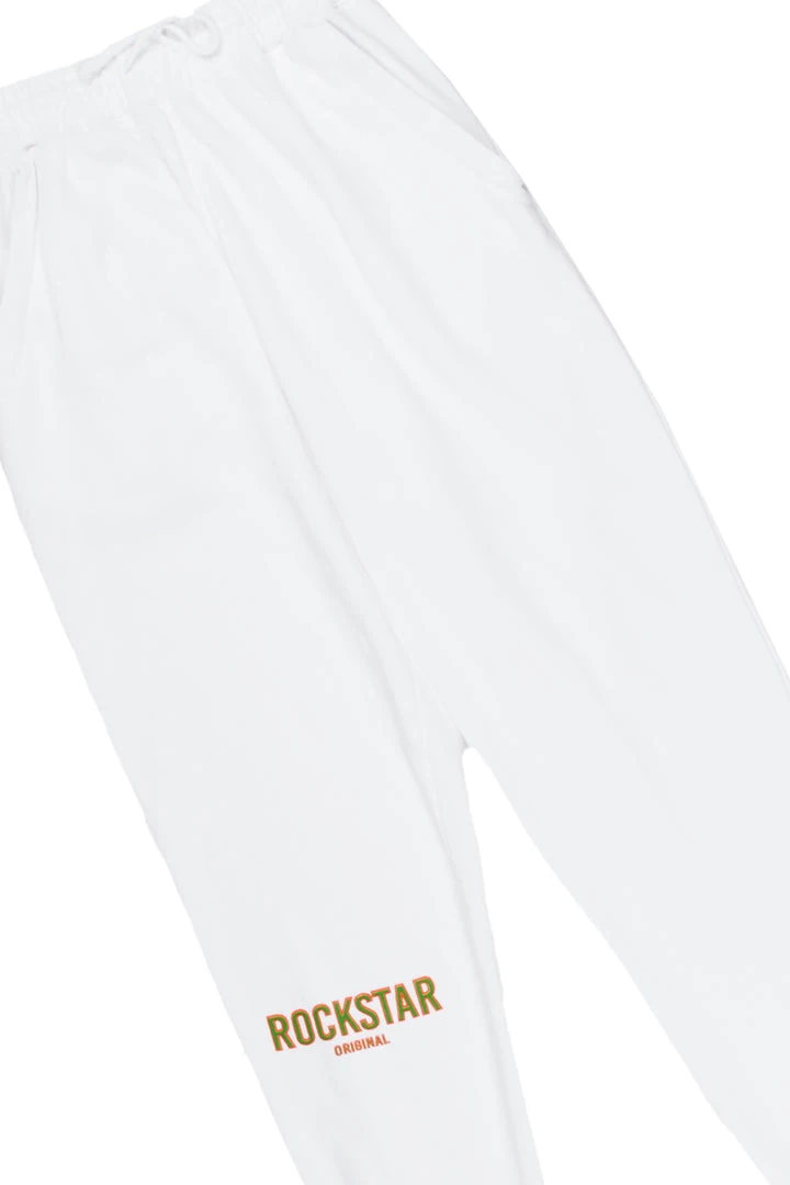 MENS TRACK SETS CASEY HOODIE FLEECE SET-WHITE 11 MENS TRACK SETS CASEY HOODIE FLEECE SET-WHITE