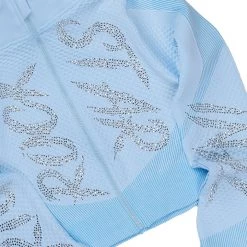 WOMENS ACTIVEWEAR Best Seller CHANEL HIGH WAISTED ACTIVEWEAR SET-BABY BLUE