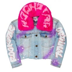 WOMENS JACKETS Best Seller CHARLIZE DENIM JACKET-LIGHT WASH