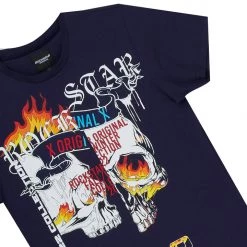 MENS TRACK SETS CHASE T-SHIRT STACKED FLARE TRACKSET-NAVY 12 MENS TRACK SETS CHASE T-SHIRT STACKED FLARE TRACKSET-NAVY