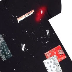 MENS SHORT SETS Track Sets CIEN T-SHIRT/DENIM SHORT SET-BLK/RED 6 MENS SHORT SETS Track Sets CIEN T-SHIRT/DENIM SHORT SET-BLK/RED