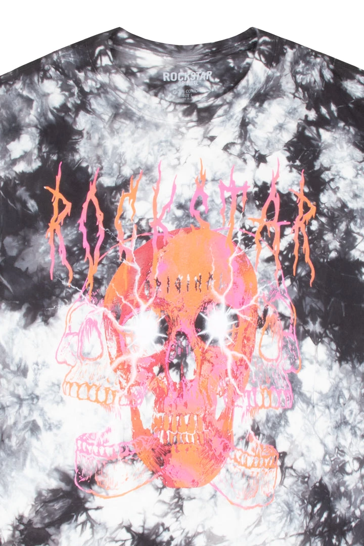 MENS TEES Tops CLUTCH T-SHIRT-BLACK/GREY 2 MENS TEES Tops CLUTCH T-SHIRT-BLACK/GREY