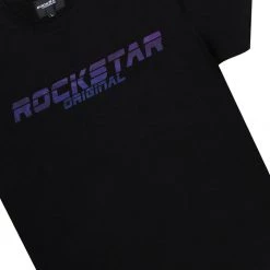 MENS TRACK SETS CRISS T-SHIRT REFLECTIVE TRACK SET-BLACK