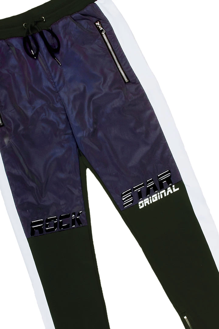 MENS TRACK SETS CRISS T-SHIRT REFLECTIVE TRACK SET-BLACK 3 MENS TRACK SETS CRISS T-SHIRT REFLECTIVE TRACK SET-BLACK