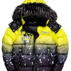 MENS OUTERWEAR CURRY 2.0 PUFFER JACKET- YELLOW Jackets & Outerwear