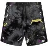 MENS SHORTS CORT PAINTER SHORT-BLK/GRY