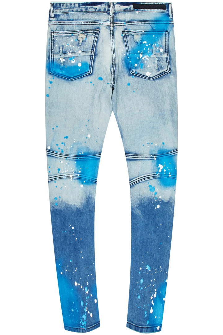 MENS JEANS Denim DEMNA PAINTER JEAN-LIGHT BLUE 3 MENS JEANS Denim DEMNA PAINTER JEAN-LIGHT BLUE