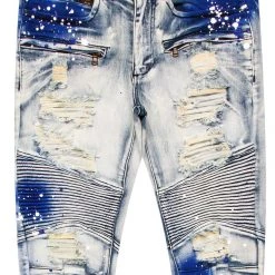 MENS JEANS DEMNA PAINTER JEAN-ROYAL BLUE
