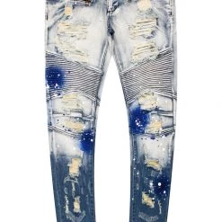 MENS JEANS DEMNA PAINTER JEAN-ROYAL BLUE